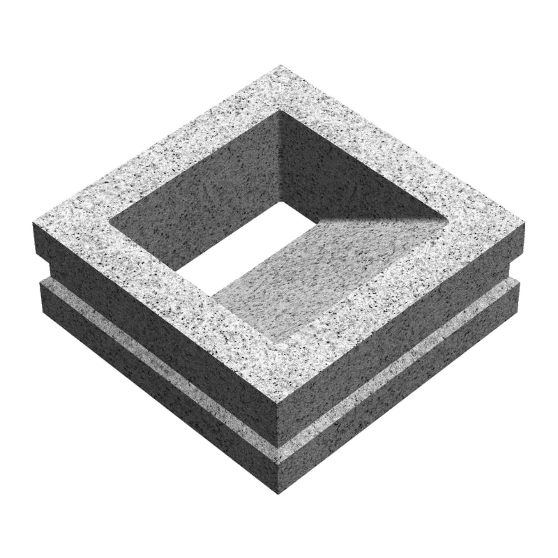 68200 Bevel 200 Jonite Breeze Blocks